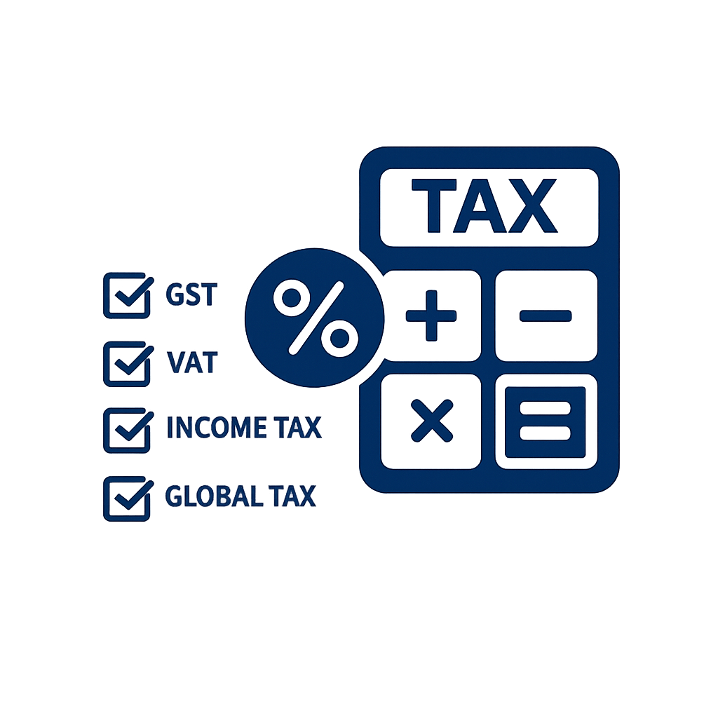 Global TAX, GST, Income TAX